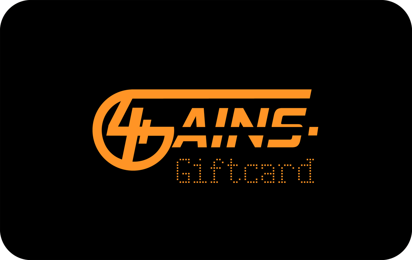 4GAINS GIFT CARD Geschenkgutschein