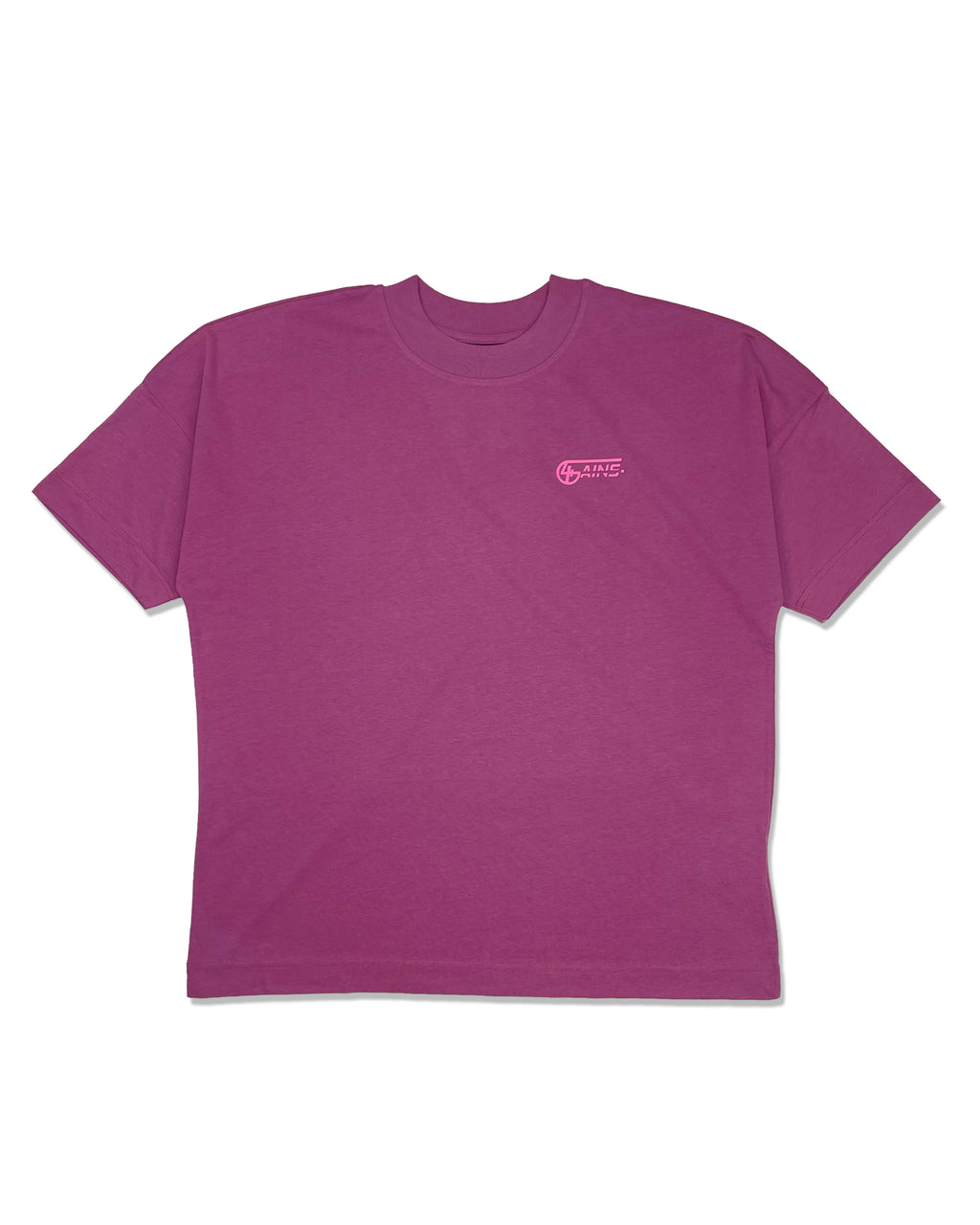 4GAINS Summer Vice T-Shirt in der Farbe altrosa mit rosanem 4GAINS Logo auf der linken Brust