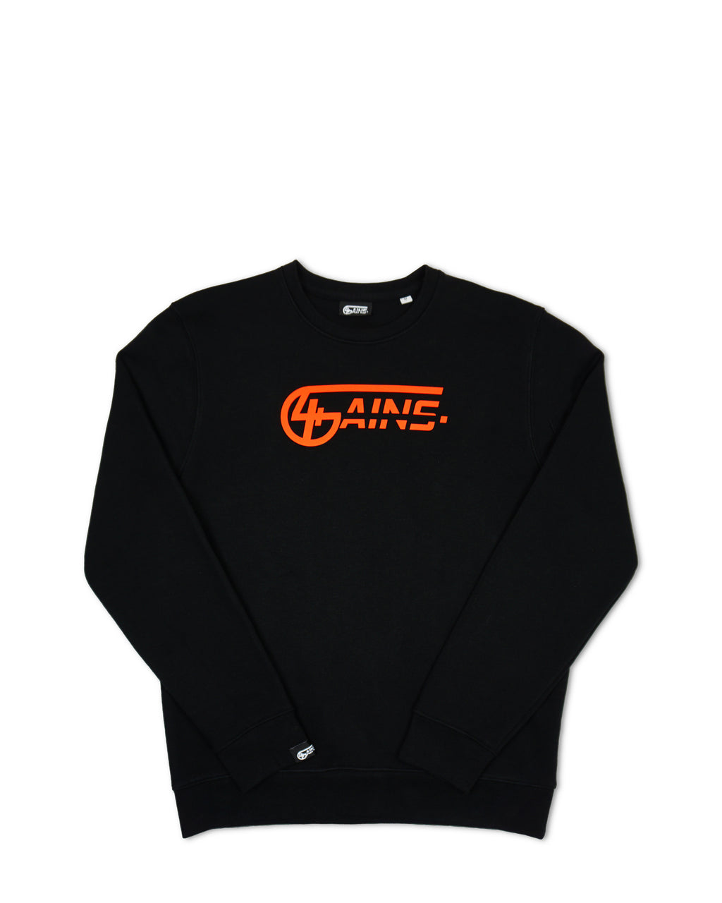 4GAINS unisex Sweater in black/orange