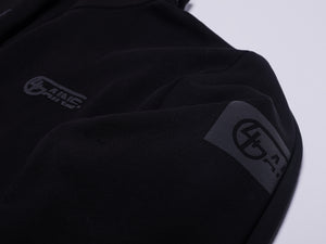 4GAINS Tracksuit Jacke in der Farbe schwarz mit schwarzem Puff Print