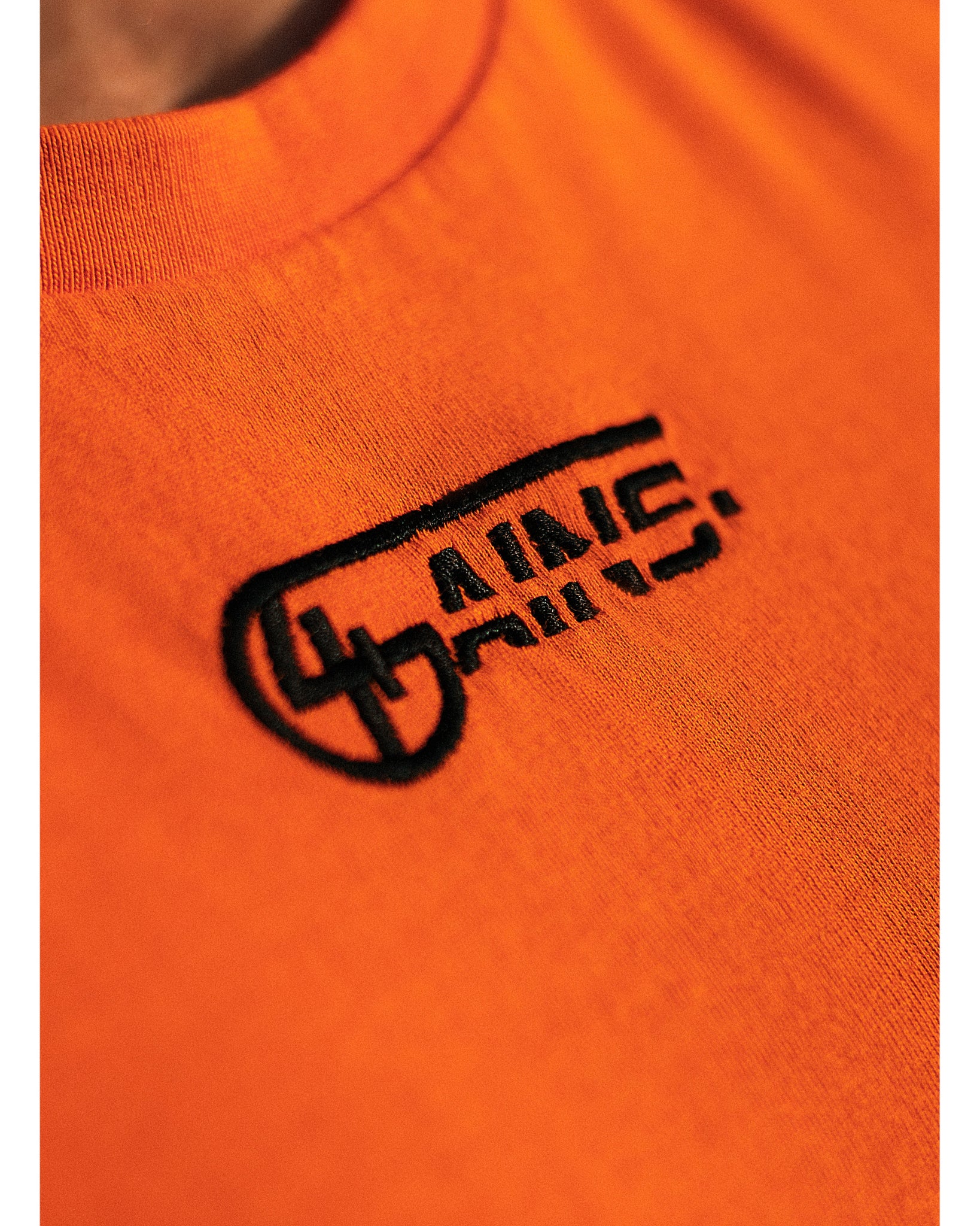 4GAINS basic unisex T-Shirt in orange/black
