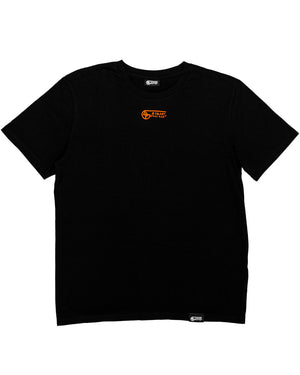 4GAINS basic unisex T-Shirt in black/orange