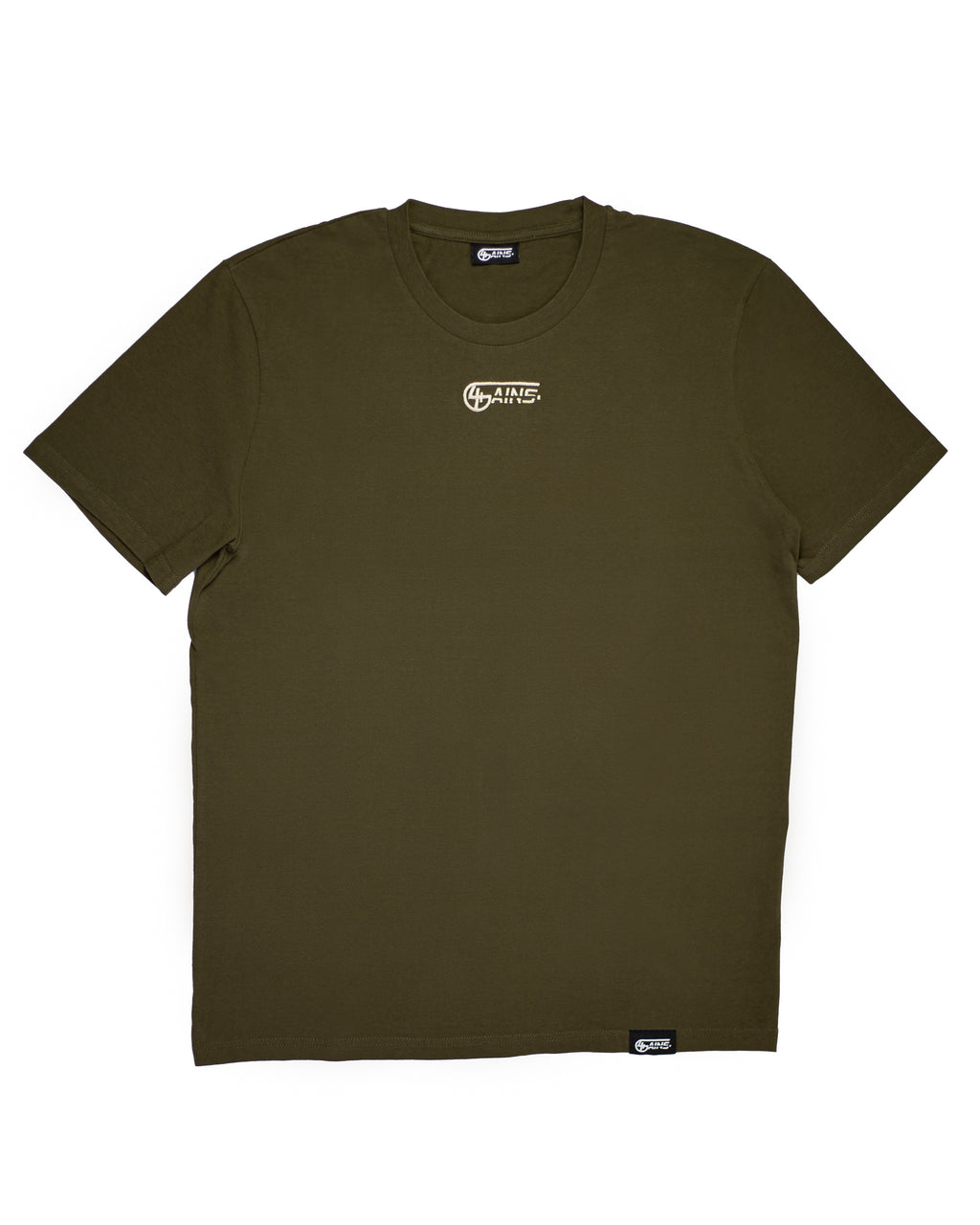 4GAINS basic unisex T-Shirt in khaki/beige