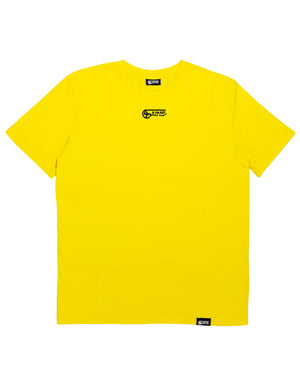 4GAINS basic unisex t-shirt in yellow/black